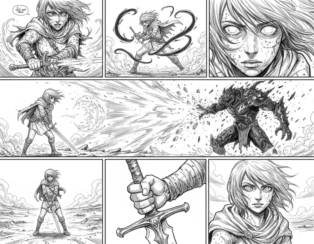Comic Storyboard after image