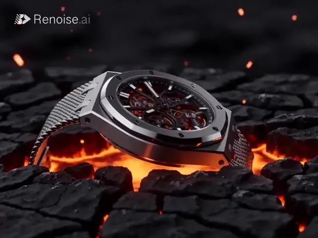 Luxury Skeleton Watch Commercial
