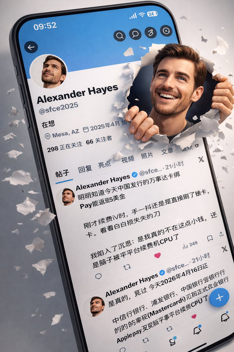 Profile / Avatar - 3D Realistic X Profile Interface