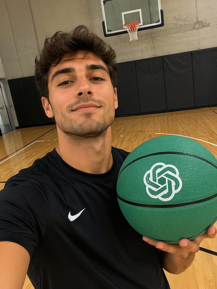 Profile / Avatar - Custom Logo Basketball Selfie