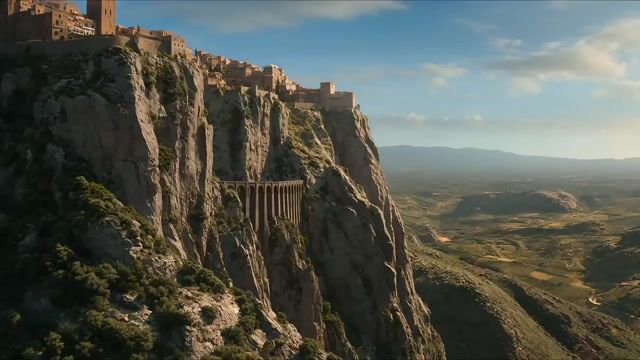 Fantasy Warhorse Aqueduct Action Shot