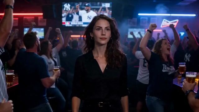 Time-Freeze Bar Scene